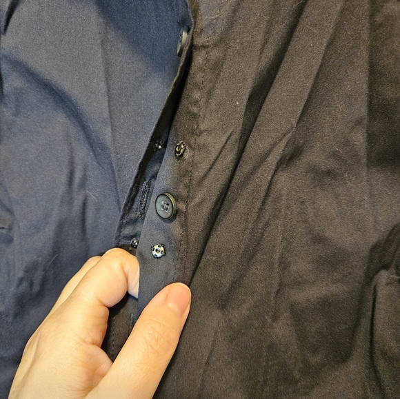 Universal Standard black button down blouse - Picture 8 of 9